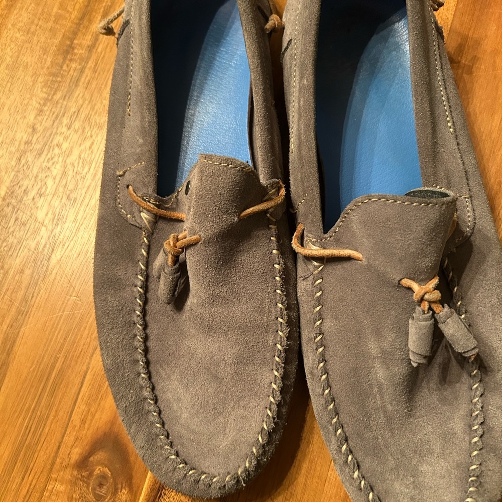 Diesel Gray Suede Men's Loafers